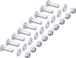 KFI Replacement Hardware Kit for Plow Flap (HK-102)