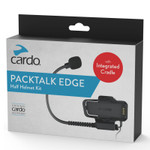 Cardo Packtalk Edge Half Helmet Kit w/Integrated Cradle (ACC00022)