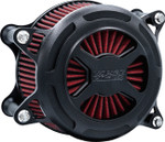 Vance & Hines VO2 X Black Wrinkle Air Cleaner Intake Kit (41101)