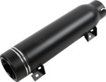 Cobra Neighbor Haters Black Short Slip-On Muffler w/ Dual Groove Tip (6522B)