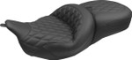 Mustang Super Touring Double Diamond Seat - Black Stitch (89538)