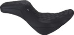 Mustang Squareback Double Diamond Seat - Black Stitch (78808)