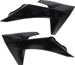 Acerbis Black Plastic Radiator Shrouds/Scoops (2986960001)