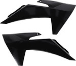 Acerbis Black Plastic Radiator Shrouds/Scoops (2987000001)