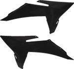 Acerbis Black Plastic Radiator Shrouds/Scoops (2987160001)
