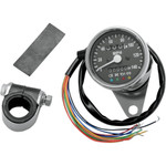 Drag Specialties Chrome MPH Mini Mechanical Speedometer (2210-0208)