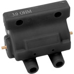 Drag Specialties 3 Ohm Black Dual Fire Ignition Coil (2102-0308)