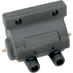 Drag Specialties 4 Ohm Black Dual Fire Ignition Coil (2102-0216)