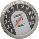 Drag Specialties 5" MPH FL-Style 2:1 Speedometer (DS-243866)
