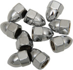 Drag Specialties Chrome 5/16"-18 Acorn Nuts 10 Pack (DS-190855)