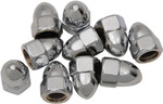 Drag Specialties Chrome 3/8"-16 Acorn Nuts 10 Pack (DS-190857)