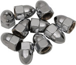 Drag Specialties Chrome 7/16"-14 Acorn Nuts 10 Pack (DS-190859)