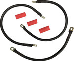 Drag Specialties Black Battery Cable Set for 1982-1988 FXR (2113-0668)