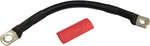 Drag Specialties Black 7" Battery Cable w/ Shrink Tube (2113-0648)