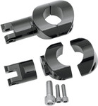 Drag Specialties Big Buffalo Black Foot Peg Mounts (1620-0673)
