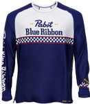 Castle X Pabst Blue Ribbon Stellar UPF50 Mens Long Sleeve T-Shirt