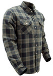 Castle X Link Mens Flannel Motorcycle Riding Shirt