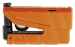 ABUS Granit Detecto XPlus 8077 Brake Disc Lock with Alarm | Orange (97800)
