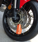 ABUS Granit Detecto XPlus 8077 Brake Disc Lock with Alarm | Orange (97800)