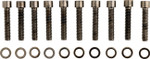 Drag Specialties Smooth Cam Cover Bolt Kit Black Chrome (2401-0573)