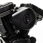 S&S Stealth Air Cleaner Kit w/ Black Teardrop Cover (170-0525B)