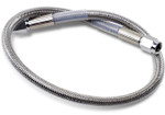 Drag Specialties Brake Line 18" Clear-Coated Braided Stainless Steel (DS098818)