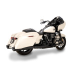 Vance & Hines Razorback 450 Wrinkle Black Slip-On Mufflers (47961)