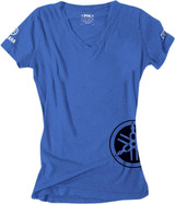 Factory Effex Logo Womens V-Neck Short Sleeve Shirt