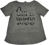 Lethal Threat Sin On Wheels Womens Short Sleeve T-Shirt