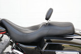 Drag Specialties EZ Glide II Small Backrest | Smooth (0822-0133)