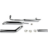 Cobra Boulevard Slash-Cut Slip-On Mufflers | Chrome (2164SC)