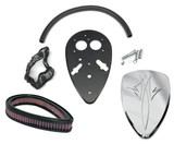 Baron Chrome Pinstripe Big Air Cleaner Kit '06-17 Kawasaki VN900 (BA-2074-13)
