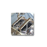 Baron DT Style Chrome Handlebar Risers (BA-7421RD)