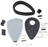 Baron Chrome Smooth Big Air Cleaner Kit (BA-2061-00)