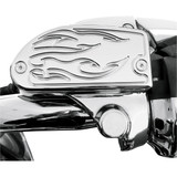 Baron Chrome Flame Master Cylinder Covers (BA-7629-03)