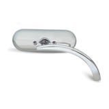Arlen Ness Micro Mirror Mini Oval Chrome Right (13-407)