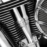 Arlen Ness 10-Gauge Chrome Pushrod Cover Kit (set of 4) (03-632)