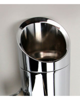 Cobra 3" Chrome Slip-On Mufflers w/Chrome Tips (6005)