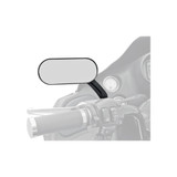 Drag Specialties Oval Mirror by Hotop Flat Black (0640-0488)