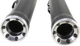 Cobra 3" Black Slip-On Mufflers w/Race-Pro Tips (6052B)