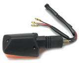 K&S DOT Compliant Black Turn Signal w/Amber Lens (25-3025)