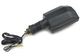 K&S DOT Compliant Black Turn Signal w/Amber Lens (25-4075)