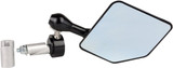 Driven Halo Stainless Black Right-Side Bar End Mirror (DHBMR-BK)