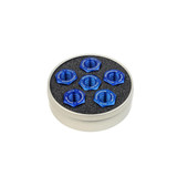 Driven Blue Sprocket Nuts 10mm x 1.25 (Set of 6) (DSNBL)