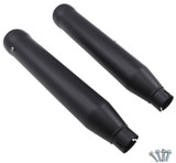 Cobra 3" Neighbor Hater Raven Black Slip-On Mufflers (6047B)