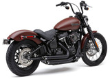 Cobra Speedster Slashdown Exhaust System w/Black Shields Chrome Tips (6853B)