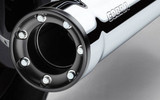 Cobra Speedster Shorts Race Pro Chrome Exhaust System w/Satin Black Tips (6795)