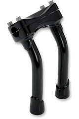 Biltwell 8" Murdock Handlebar Pull Back Risers Stain Black (6404-201-08)