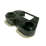 Biltwell Billet Black Dash Panel Gauge Mount for 2018+ Harley Softail (6906-201)