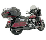Bassani Road Rage II B4 Series Straight Black 2-into-1 Exhaust System (FLH-757B)